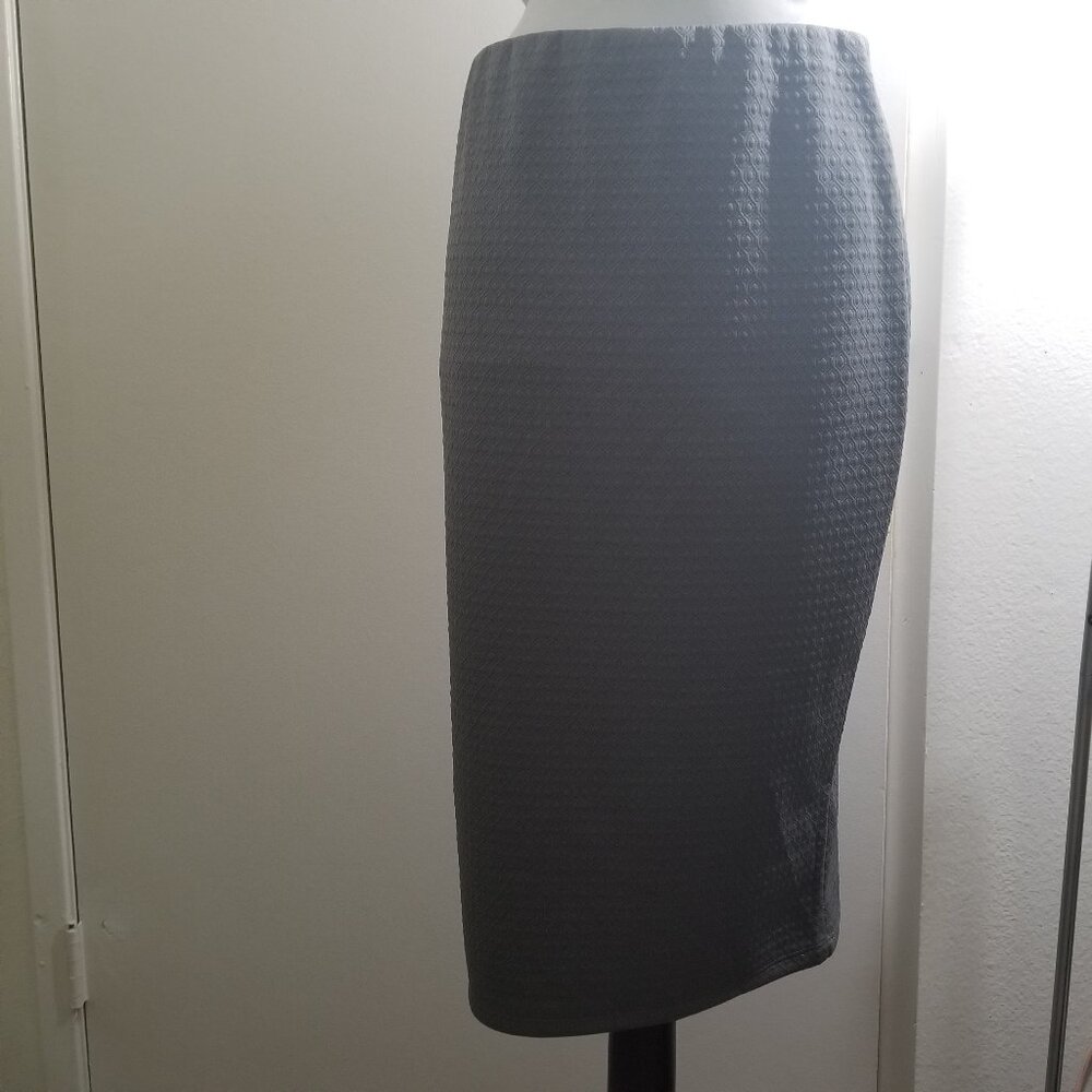 Mossimo Brand Pencil Skirt, Gray, Size M